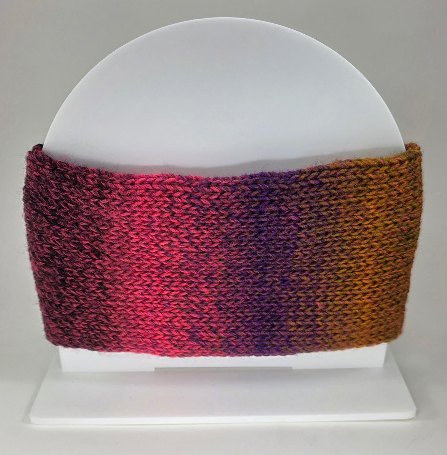 Ear Warmer Pink/Purple/Orange 1
