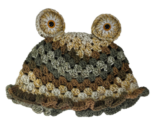 "Frog" Bucket Hat - Desert