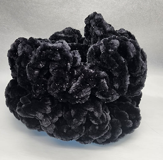 Velvet Hair Scrunchie - Licorice