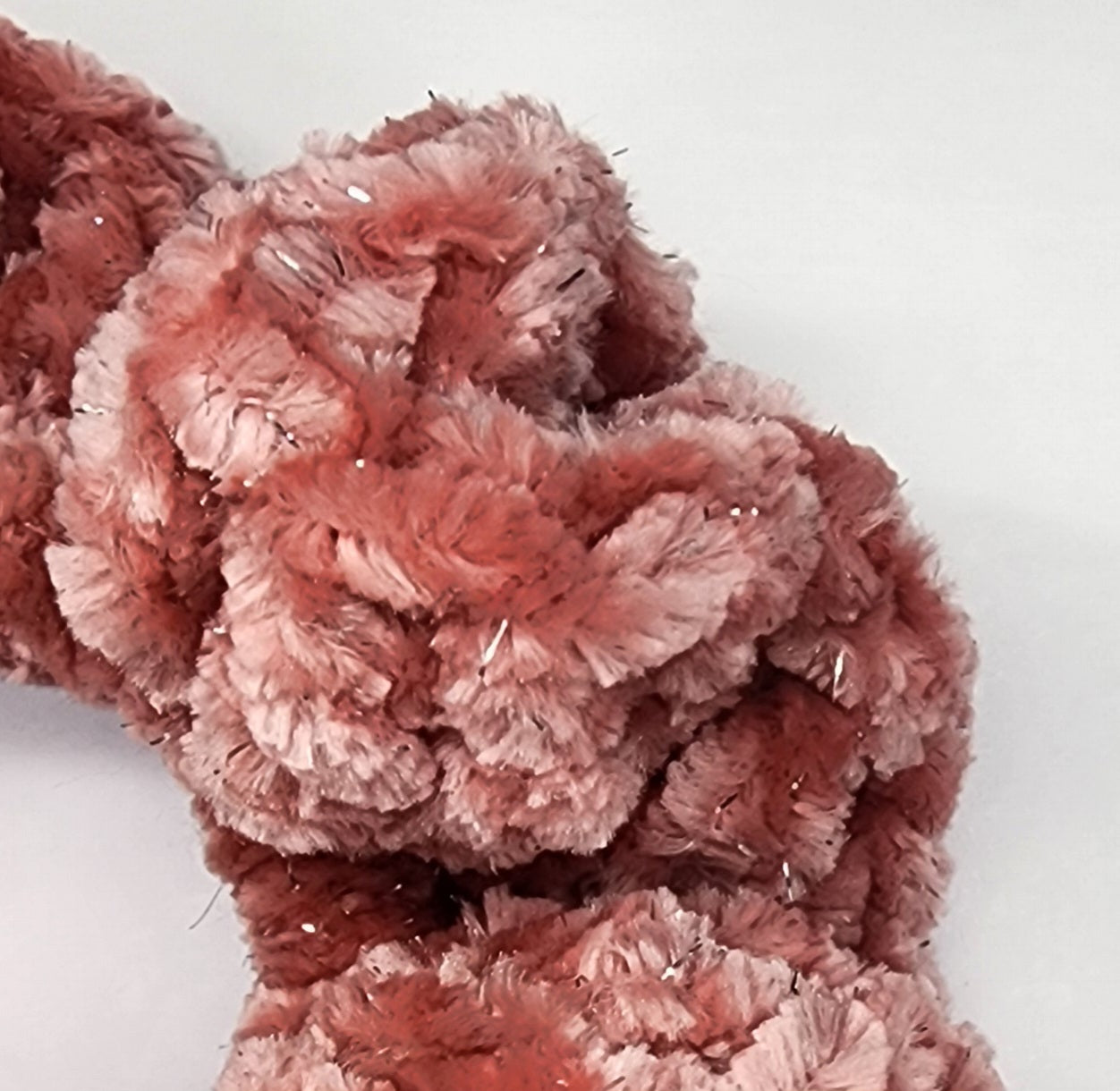 Velvet Hair Scrunchie - Dusty Blush