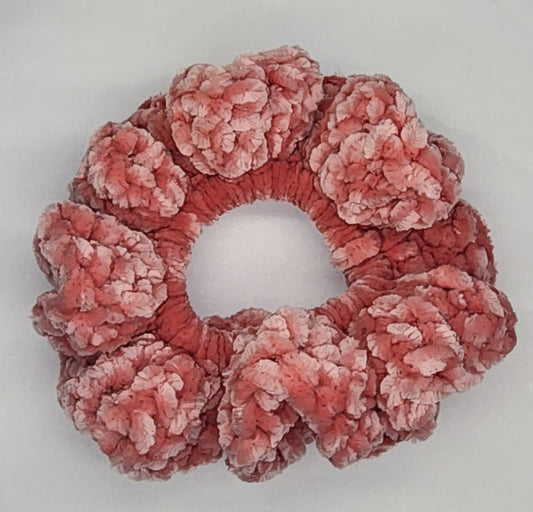 Velvet Hair Scrunchie - Dusty Blush