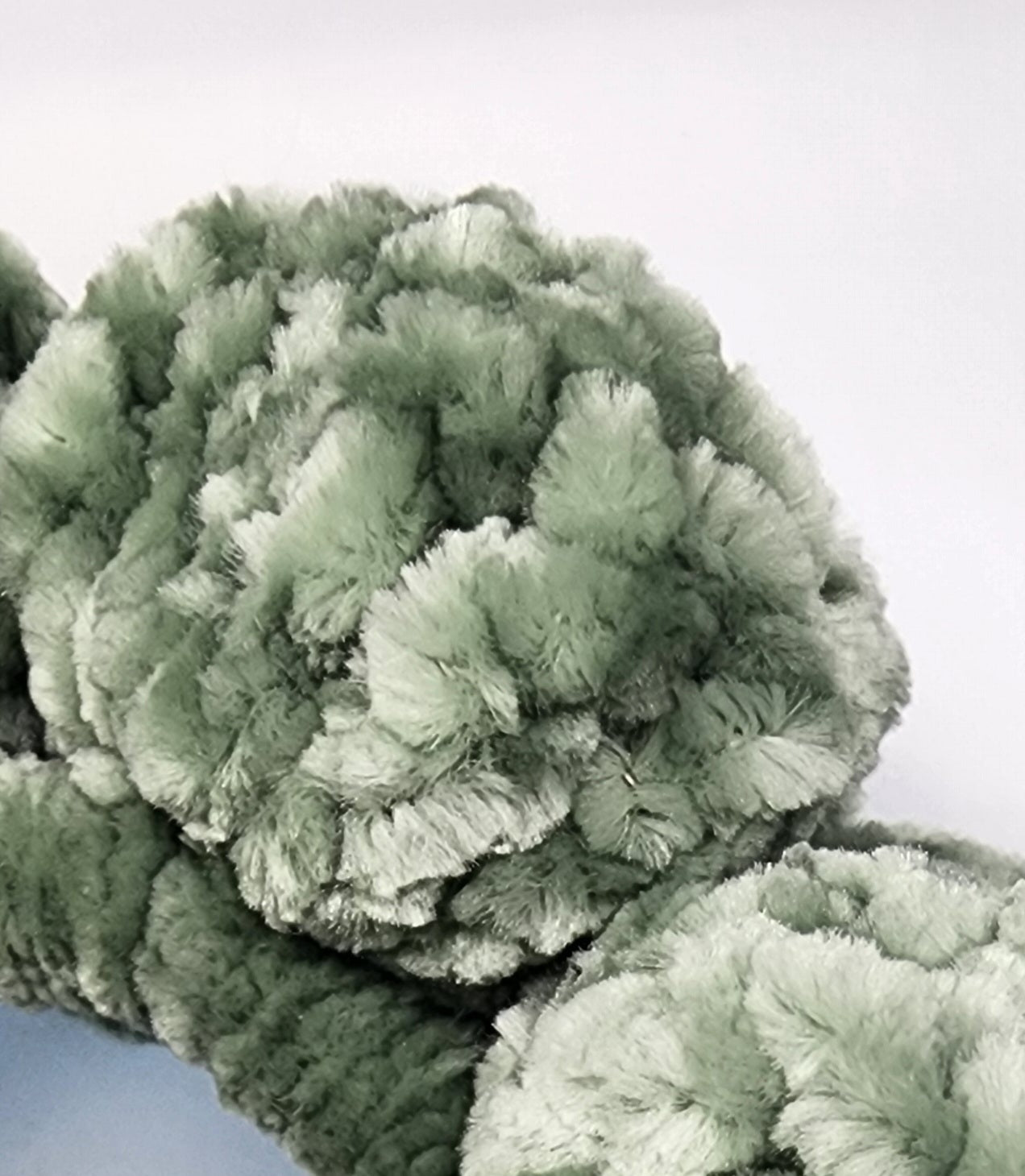 Velvet Hair Scrunchie - Watercress