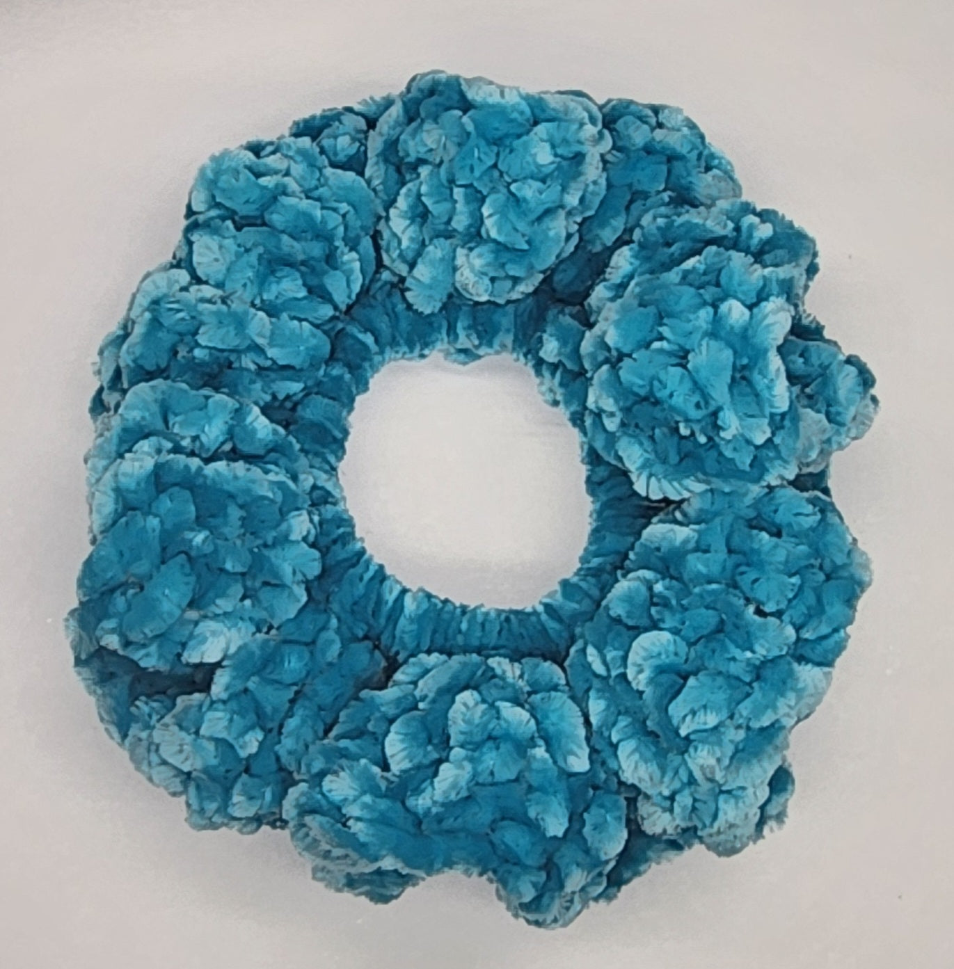 Velvet Hair Scrunchie - Biscay Bay