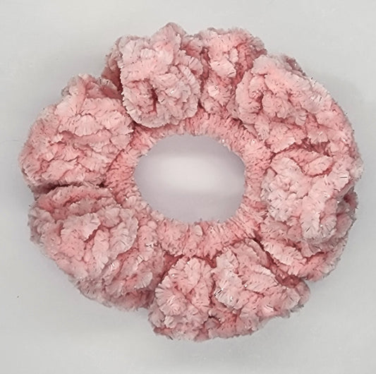 Velvet Hair Scrunchie - Soft Glow