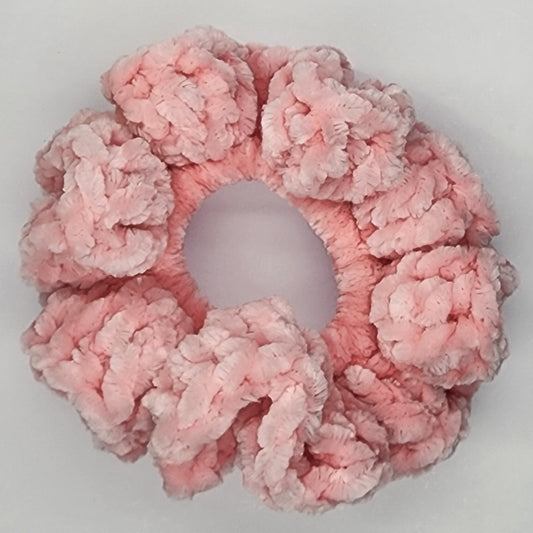 Velvet Hair Scrunchie - Soft Glow