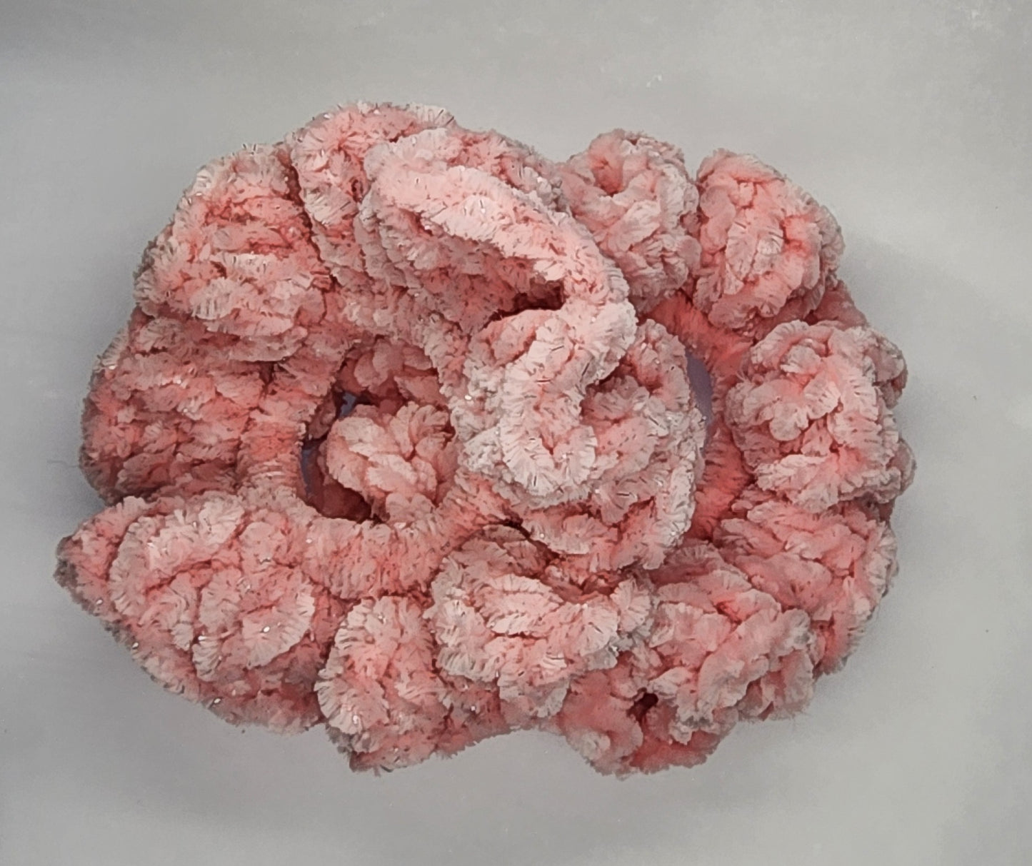 Velvet Hair Scrunchie - Soft Glow
