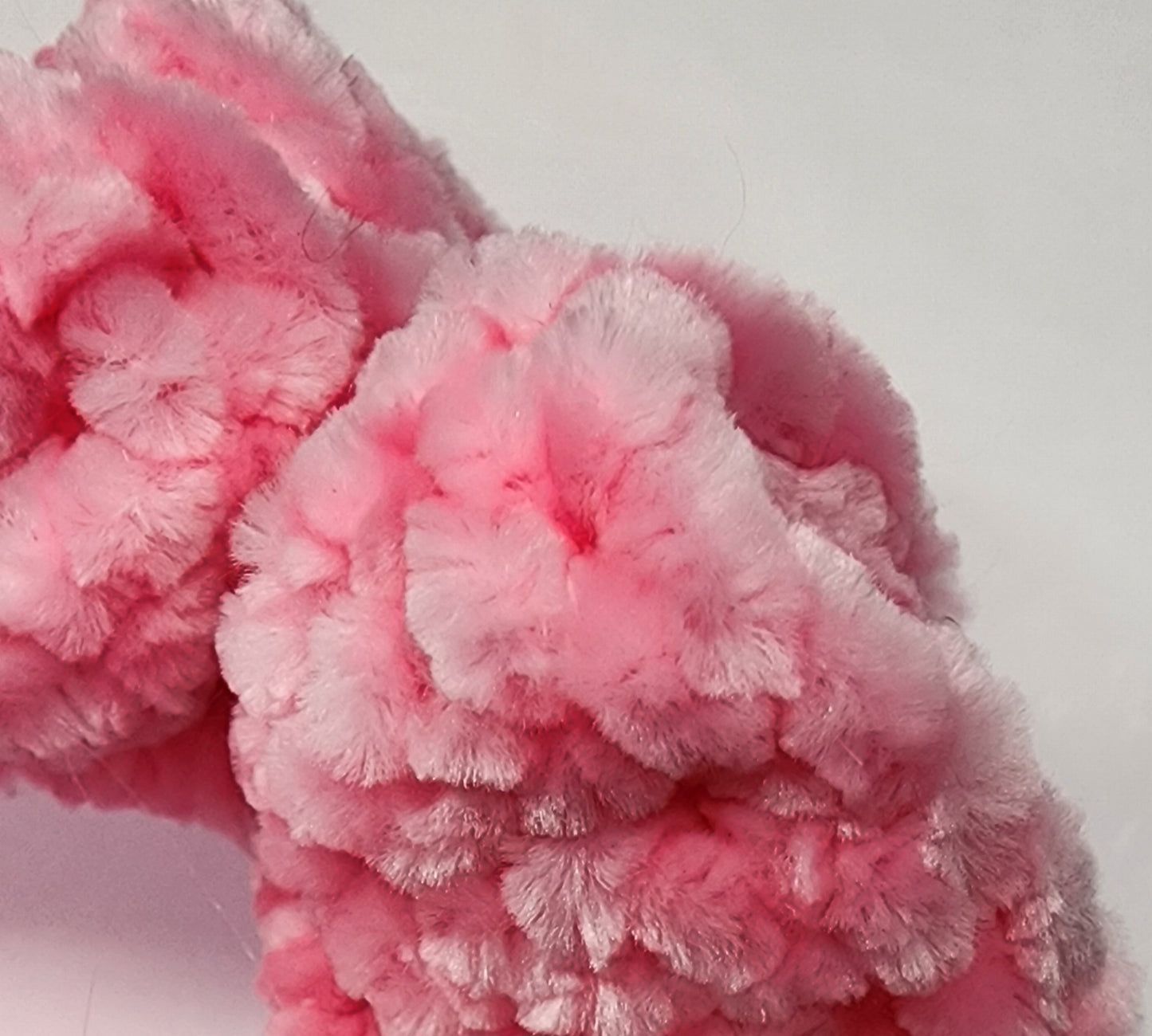 Velvet Hair Scrunchie - Hot Hot Pink