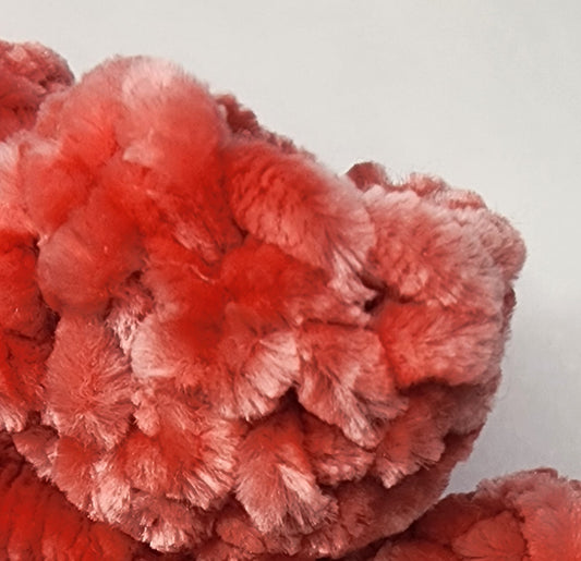 Velvet Hair Scrunchie - Coral Haze