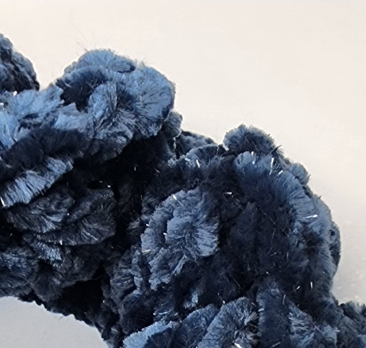 Velvet Hair Scrunchie - Midnight Sea