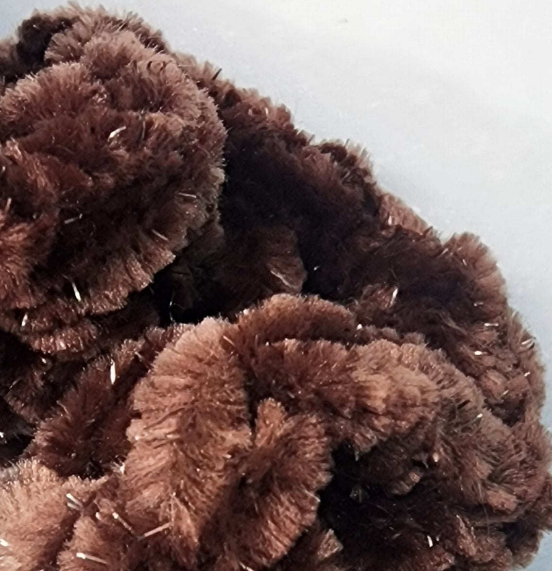 Velvet Hair Scrunchie - Brown Sugar