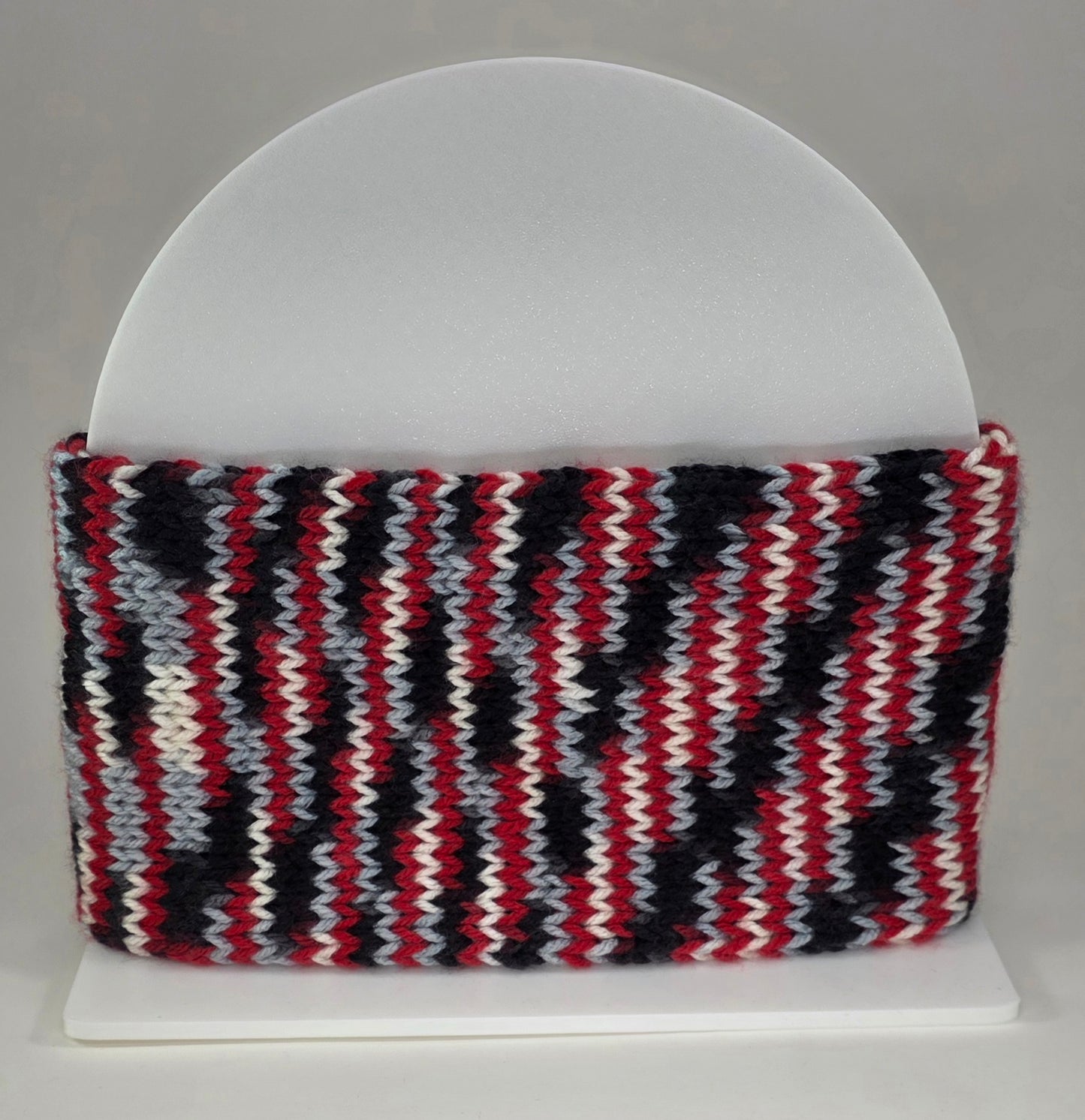 Ear Warmer Red/Black/White