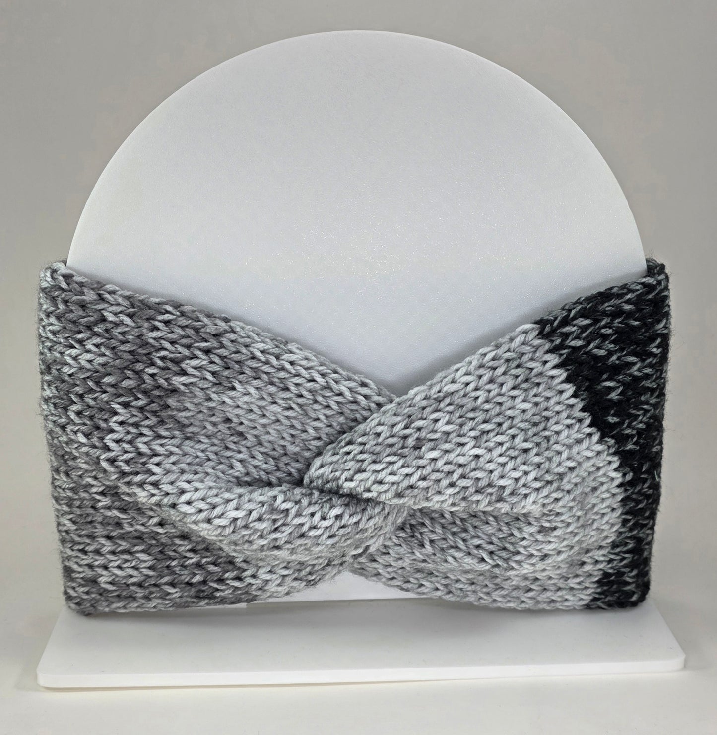 Ear Warmer Black/Grey 2
