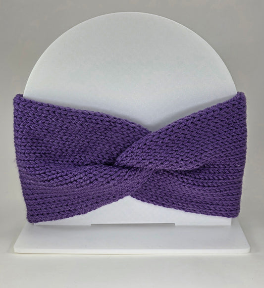 Ear Warmer Dark Purple