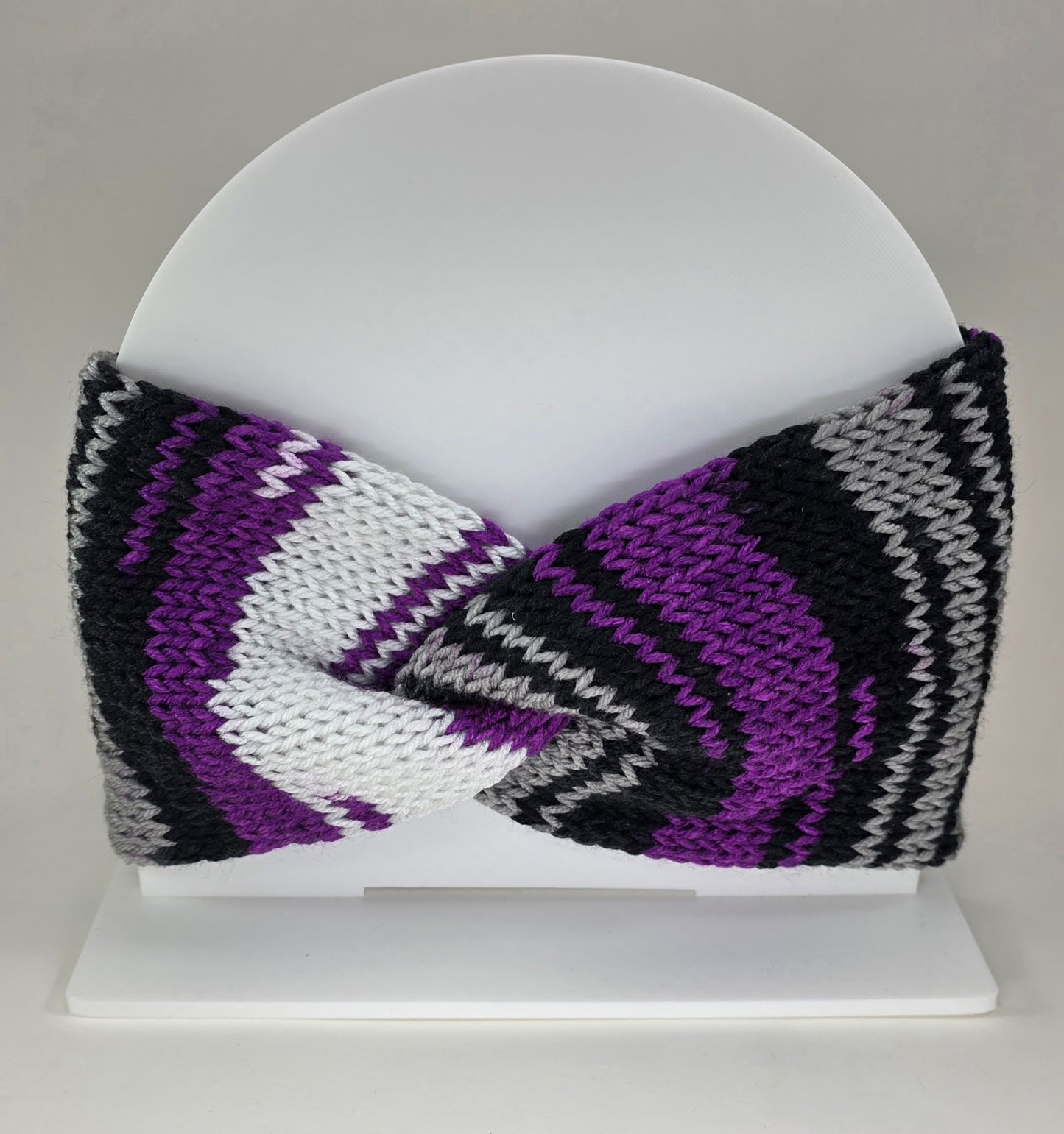 Ear Warmer Purple/Black
