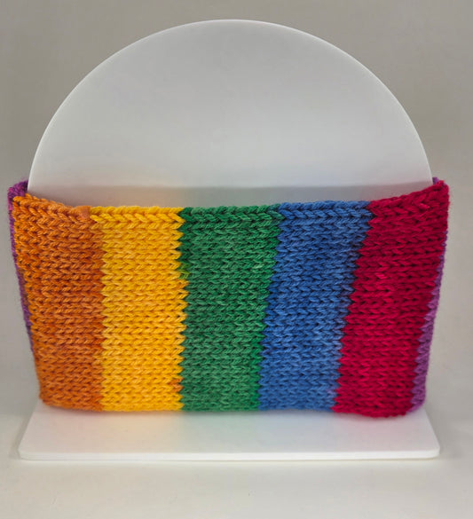 Ear Warmer Chunky Rainbow