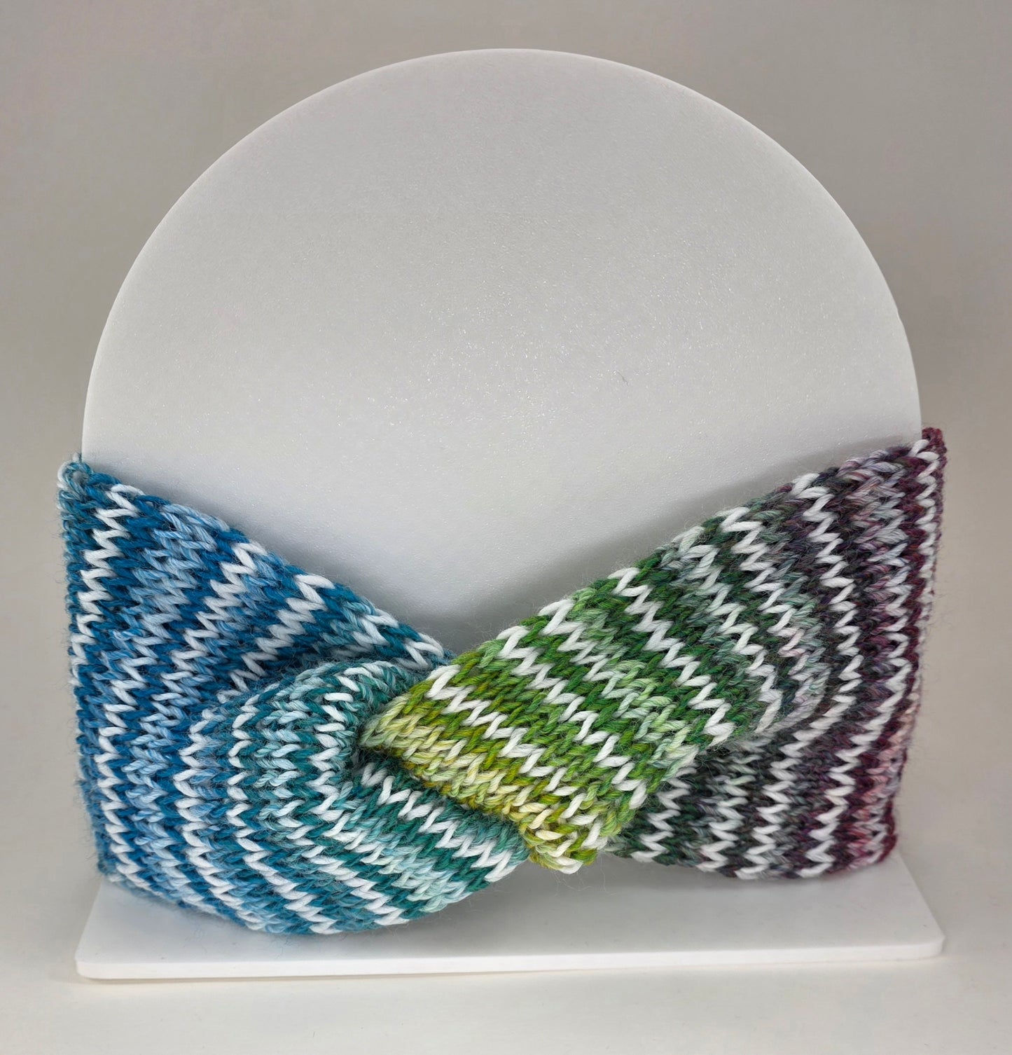Ear Warmer Rainbow/White