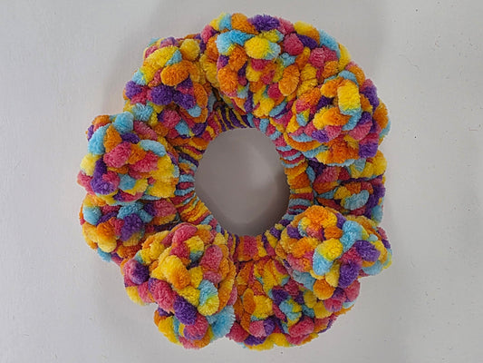 Chenille Hair Scrunchie - Multicolor