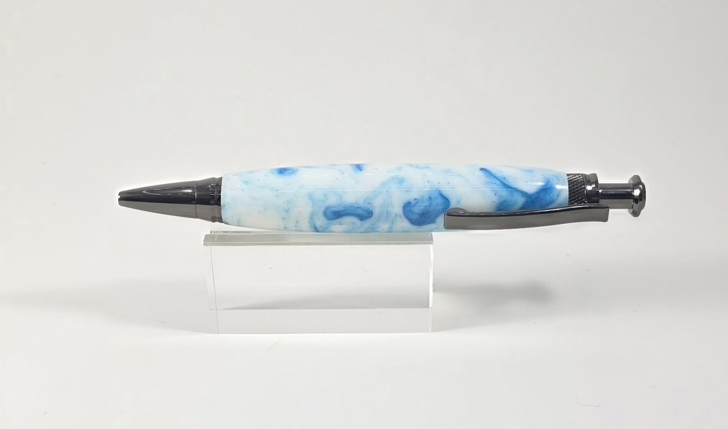 Writing Pen - Blue/White