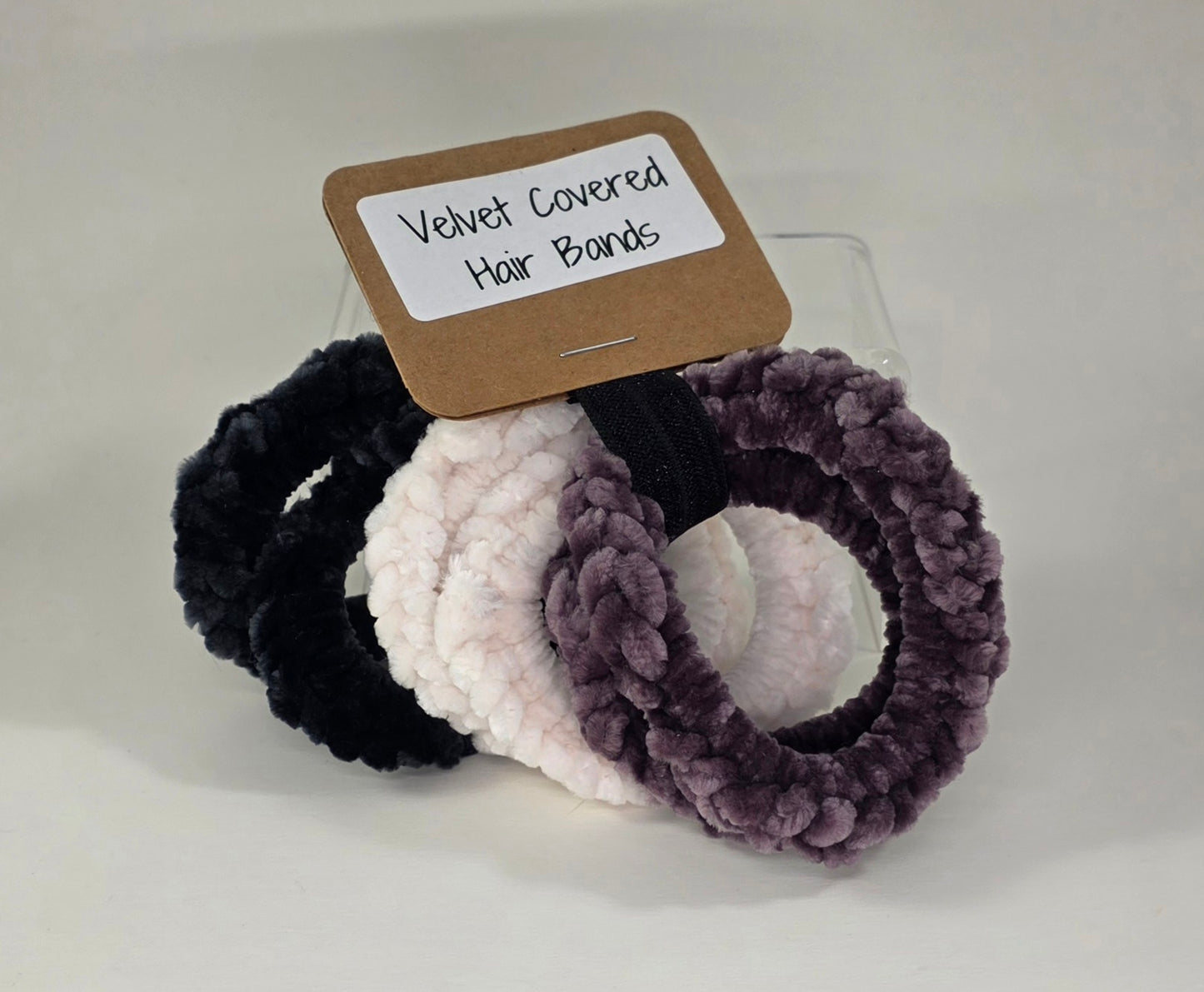 Velvet Covered Hair Bands
