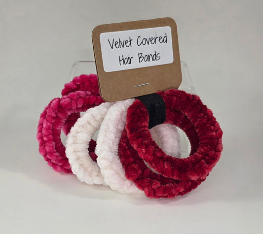 Velvet Covered Hair Bands