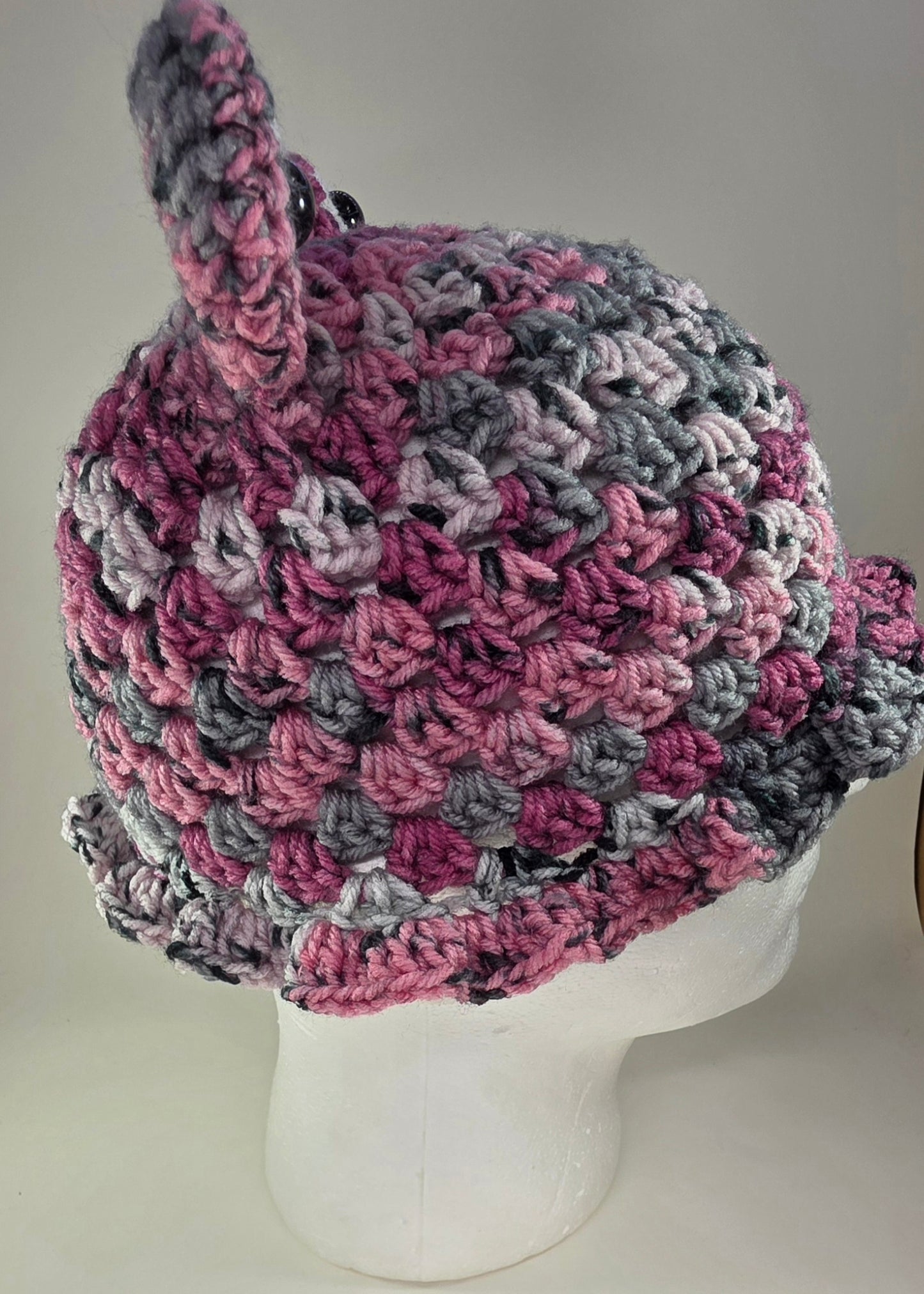 "Frog" Bucket Hat - Raspberry