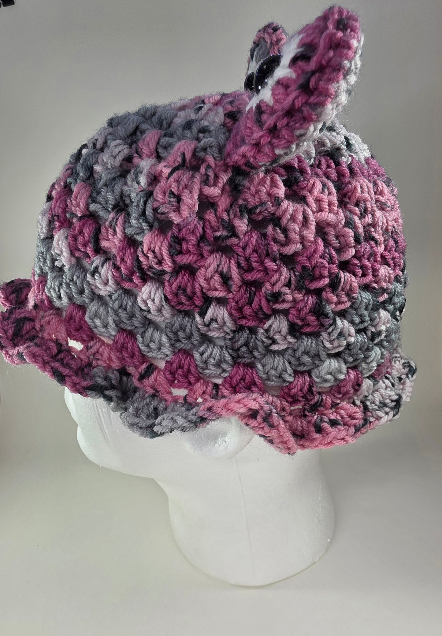 "Frog" Bucket Hat - Raspberry