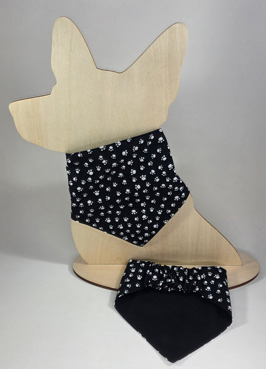 Scrunchie Dog Bandana - Mini Paws