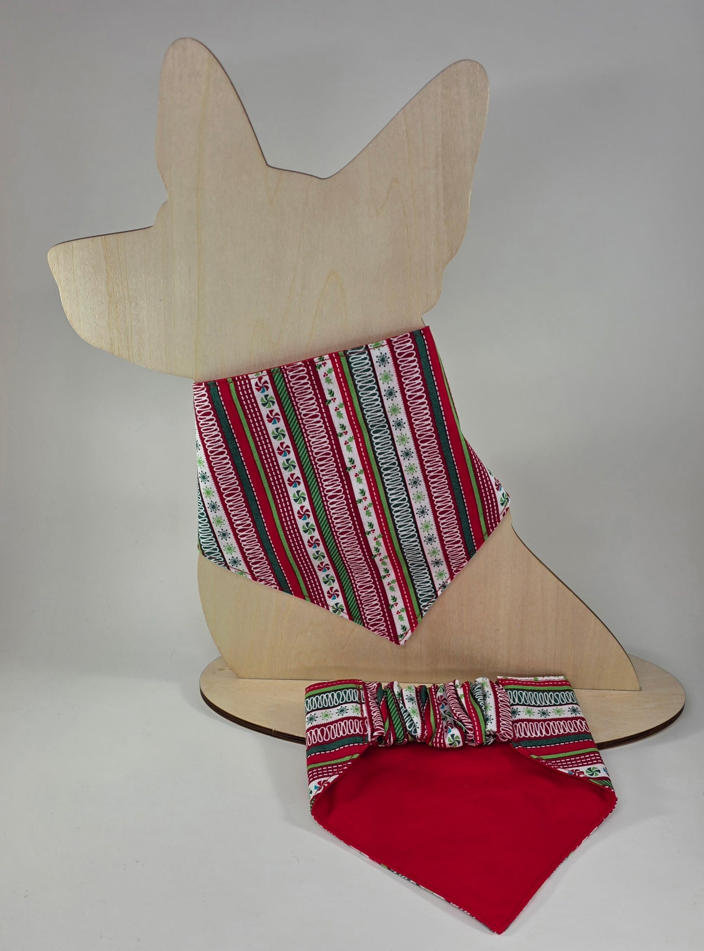 Scrunchie Dog Bandana - Candy Stripes