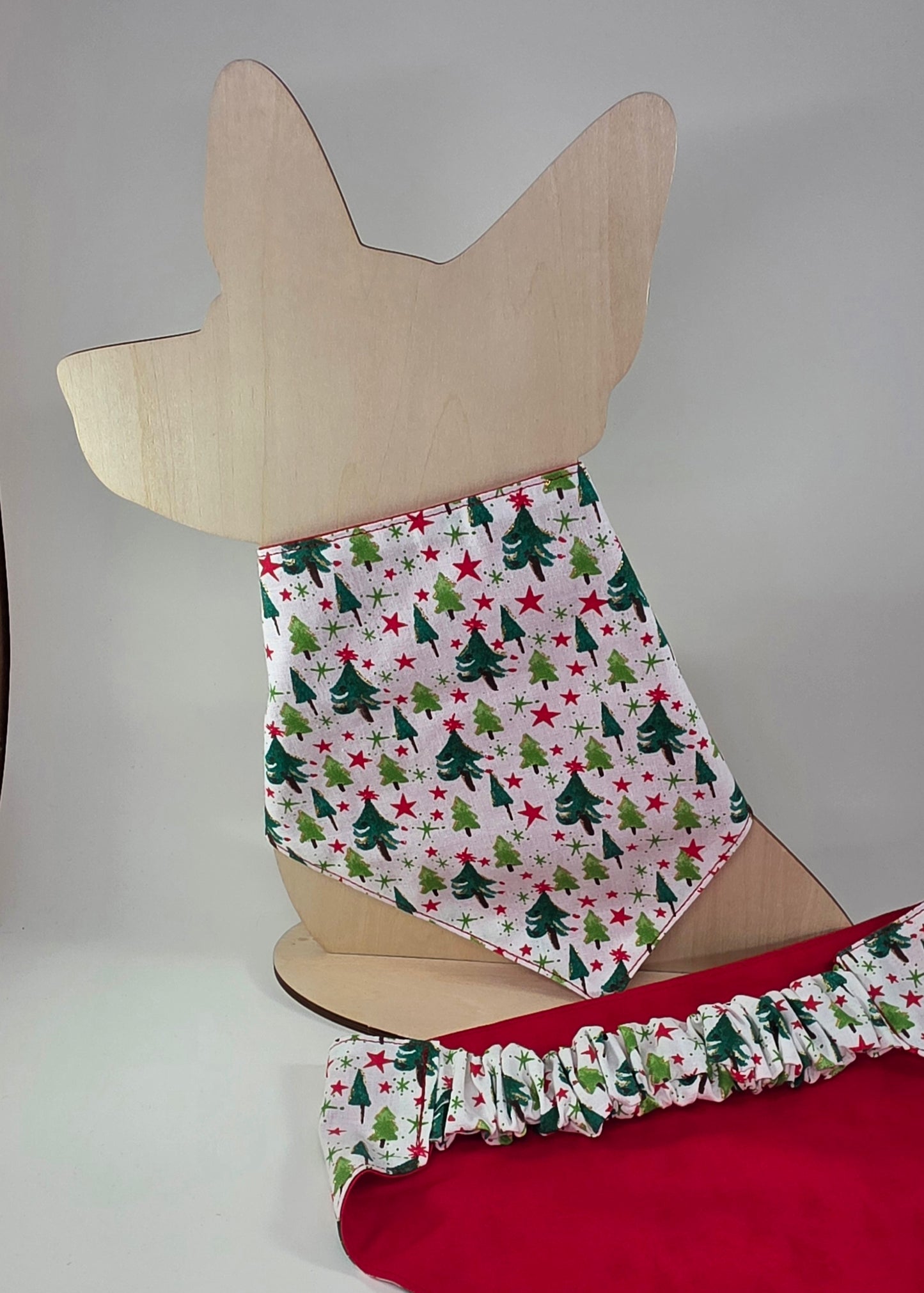 Scrunchie Dog Bandana - Pine Trees