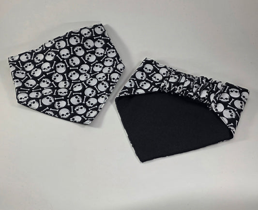 Scrunchie Dog Bandana - Skulls and Bones